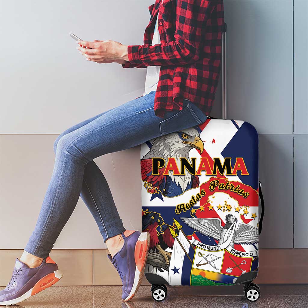 Panama Fiestas Patrias Luggage Cover Pro Mundi Beneficio - Wonder Print Shop
