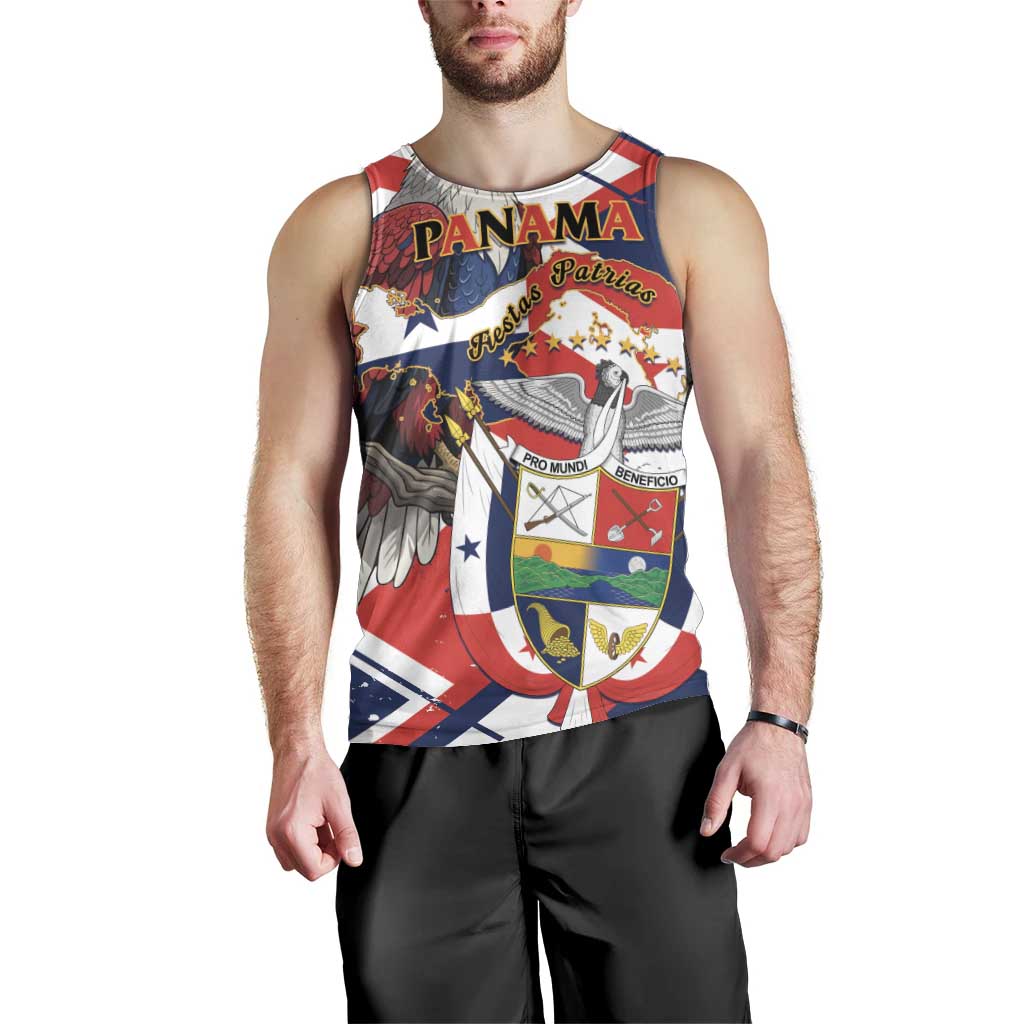 Panama Fiestas Patrias Men Tank Top Pro Mundi Beneficio - Wonder Print Shop