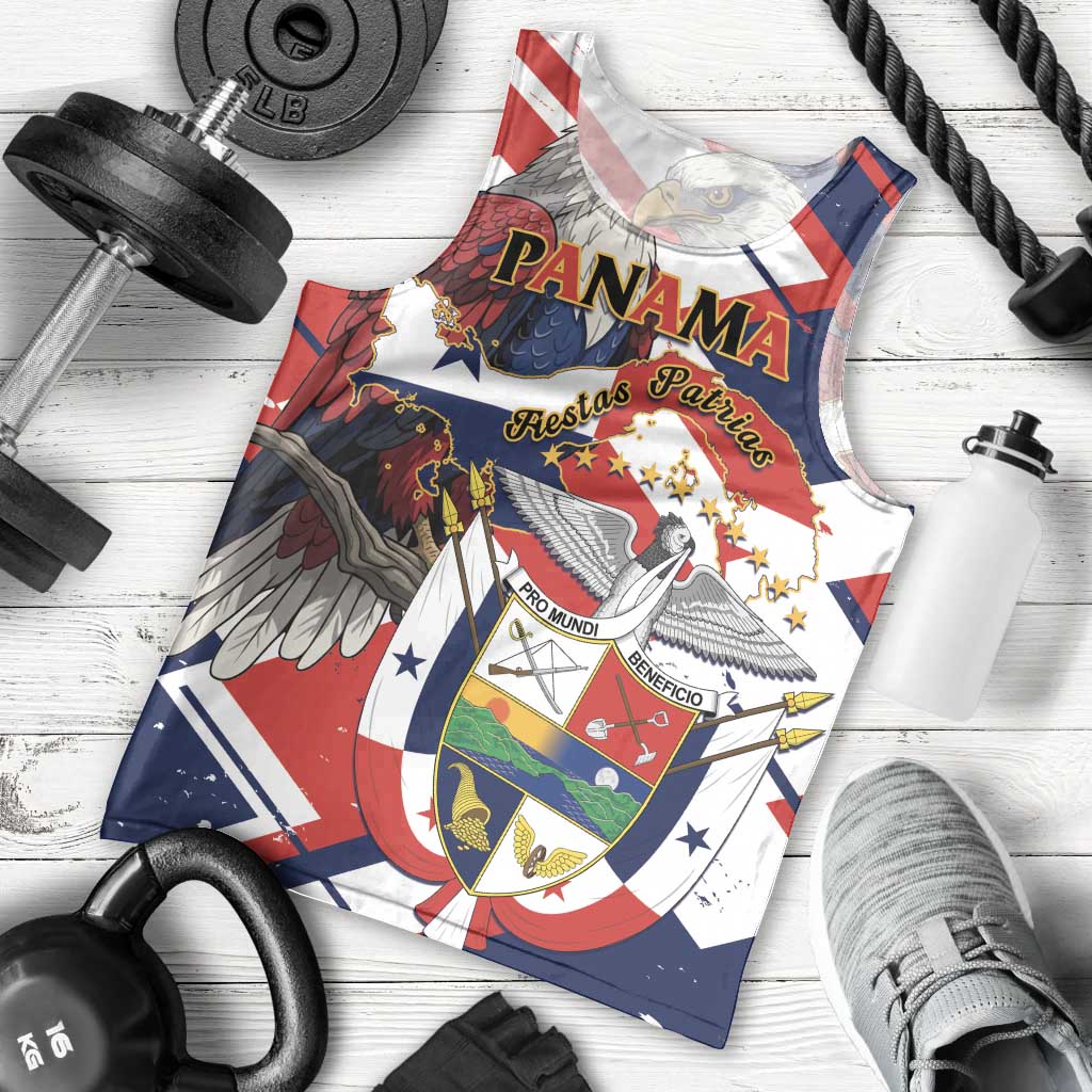 Panama Fiestas Patrias Men Tank Top Pro Mundi Beneficio - Wonder Print Shop
