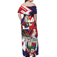 Panama Fiestas Patrias Off Shoulder Maxi Dress Pro Mundi Beneficio - Wonder Print Shop