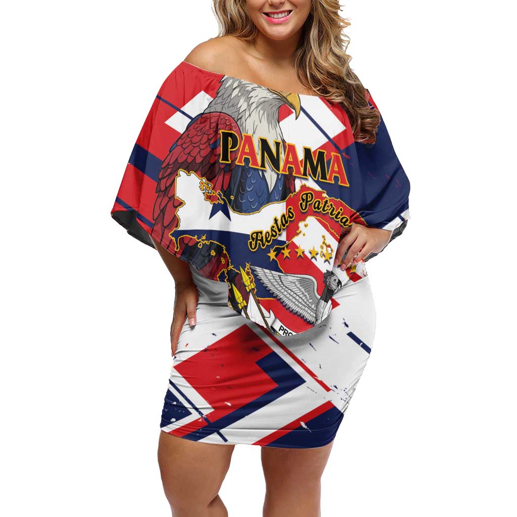Panama Fiestas Patrias Off Shoulder Short Dress Pro Mundi Beneficio - Wonder Print Shop