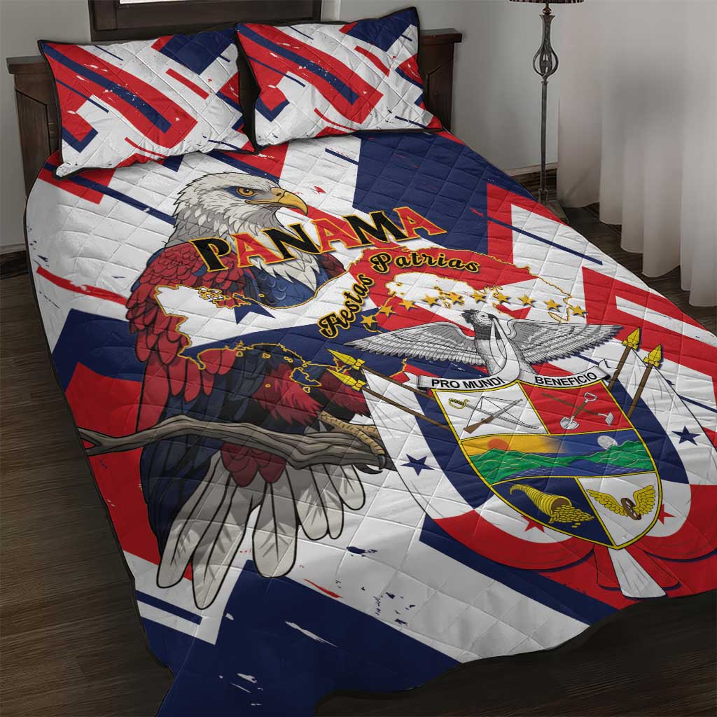 Panama Fiestas Patrias Quilt Bed Set Pro Mundi Beneficio - Wonder Print Shop