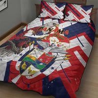 Panama Fiestas Patrias Quilt Bed Set Pro Mundi Beneficio - Wonder Print Shop
