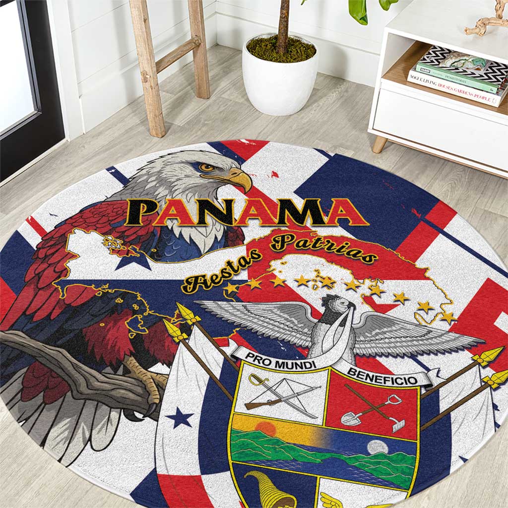 Panama Fiestas Patrias Round Carpet Pro Mundi Beneficio - Wonder Print Shop