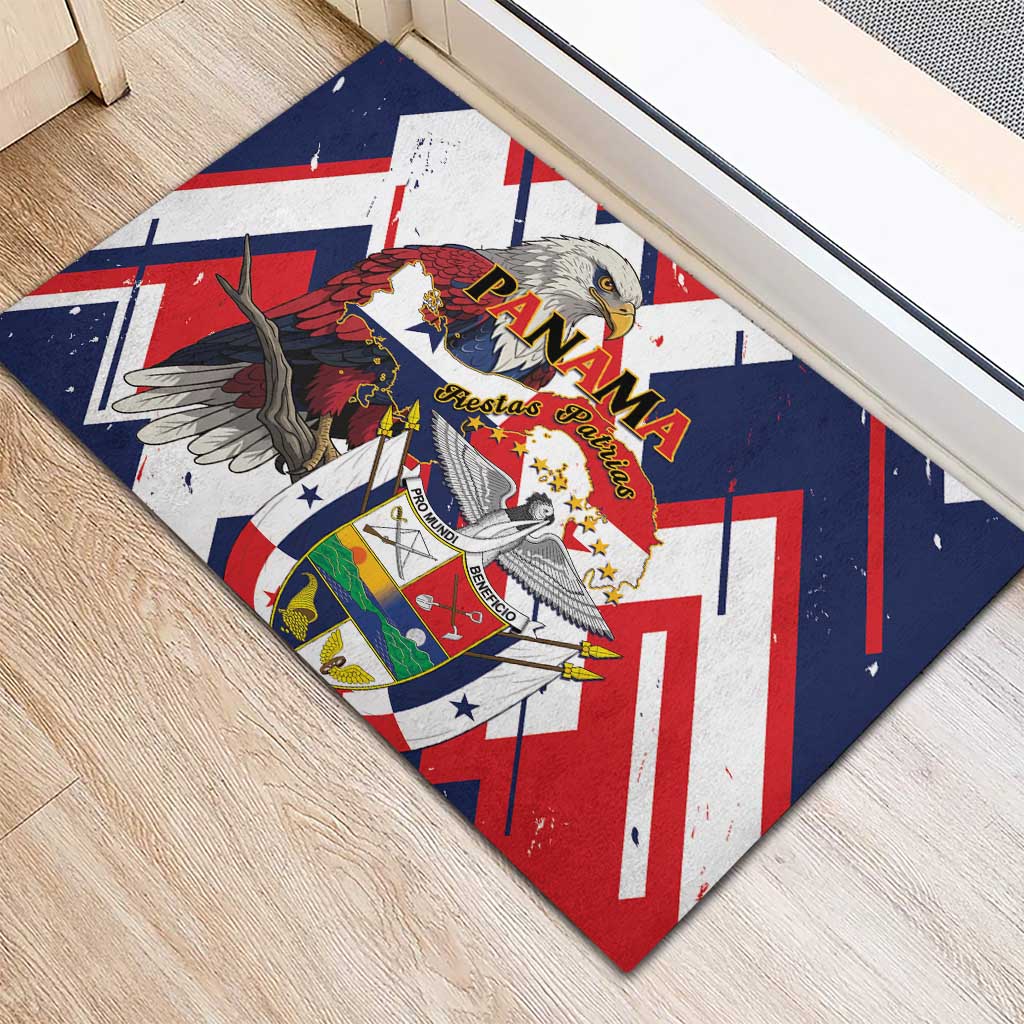 Panama Fiestas Patrias Rubber Doormat Pro Mundi Beneficio - Wonder Print Shop