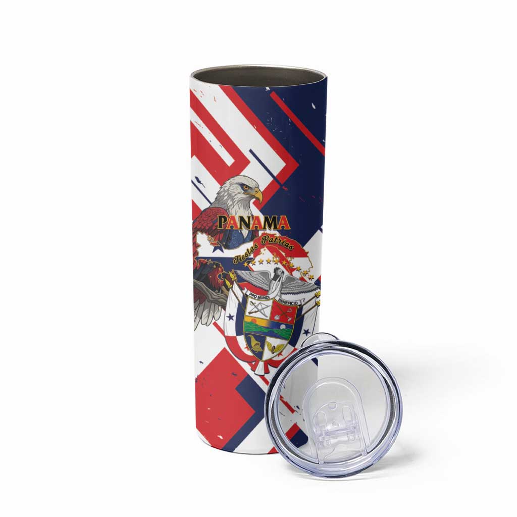 Panama Fiestas Patrias Skinny Tumbler Pro Mundi Beneficio - Wonder Print Shop
