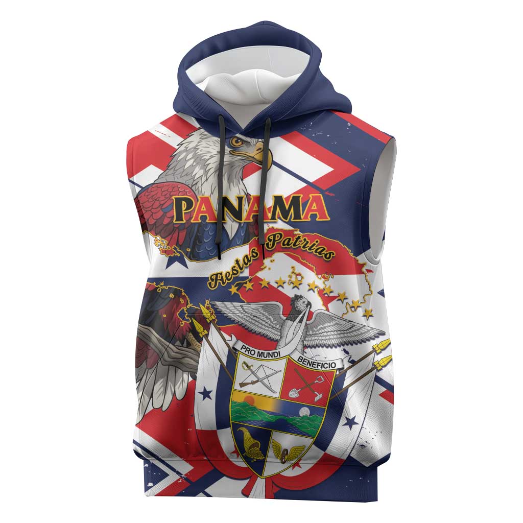 Panama Fiestas Patrias Sleeveless Hoodie Pro Mundi Beneficio - Wonder Print Shop