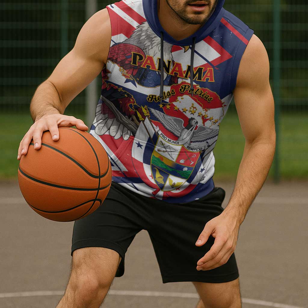 Panama Fiestas Patrias Sleeveless Hoodie Pro Mundi Beneficio - Wonder Print Shop