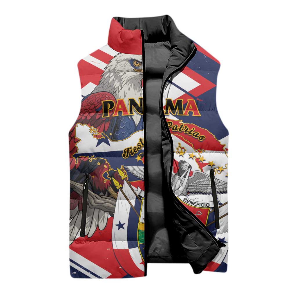Panama Fiestas Patrias Sleeveless Puffer Jacket Pro Mundi Beneficio - Wonder Print Shop