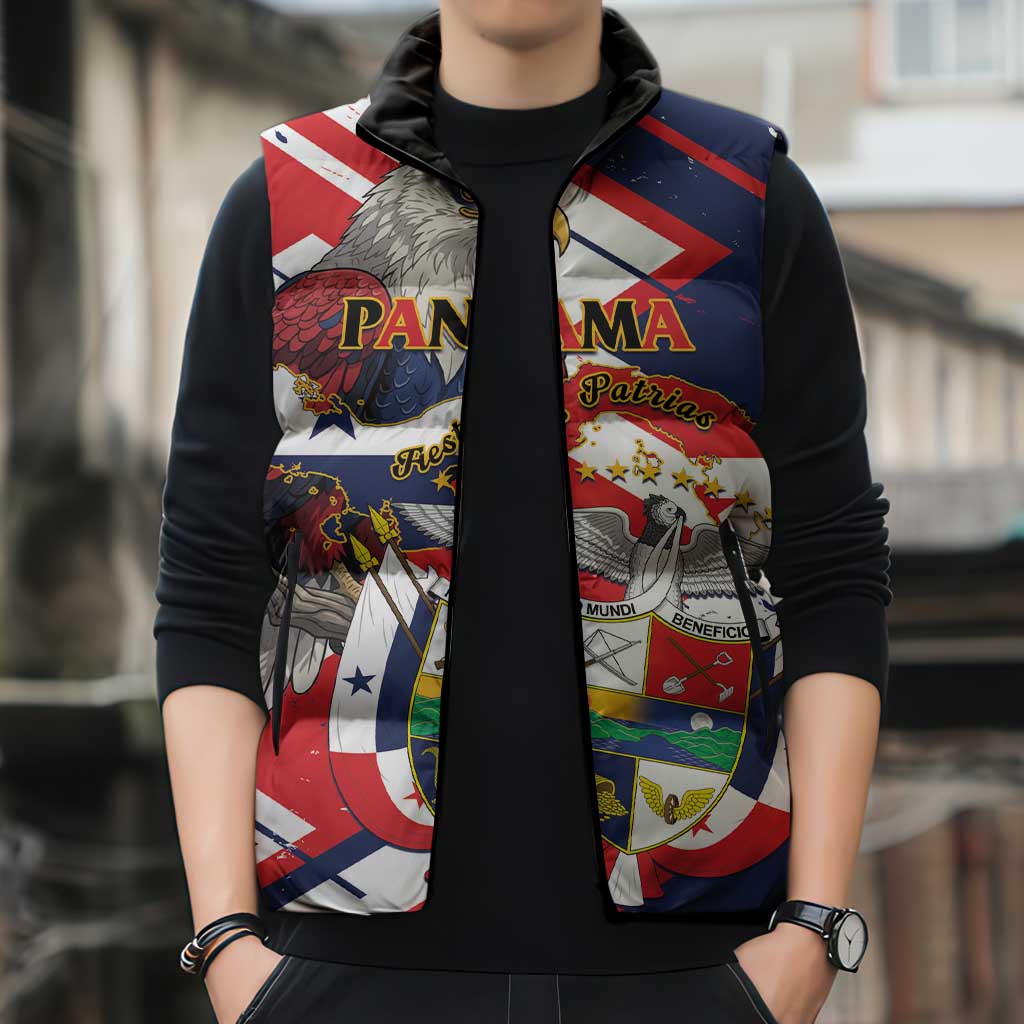 Panama Fiestas Patrias Sleeveless Puffer Jacket Pro Mundi Beneficio - Wonder Print Shop