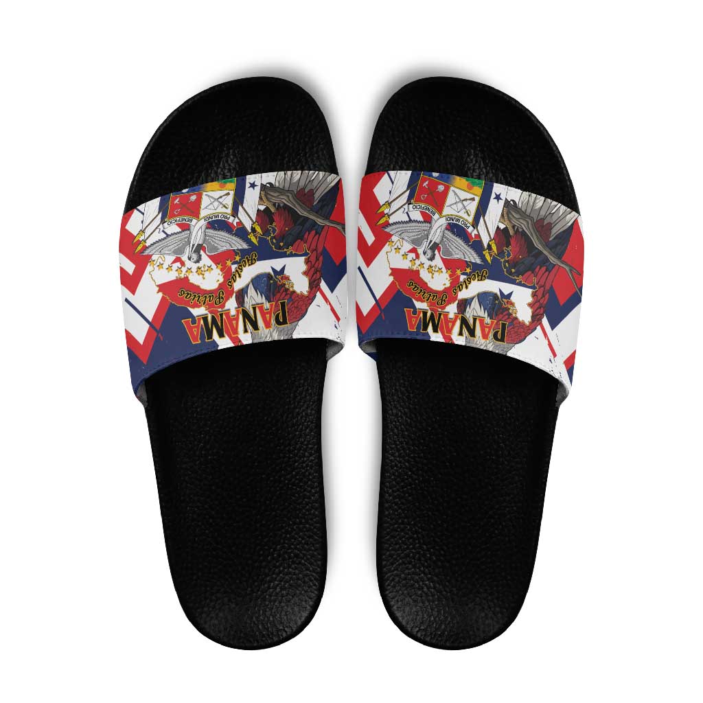 Panama Fiestas Patrias Slide Sandals Pro Mundi Beneficio - Wonder Print Shop
