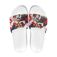 Panama Fiestas Patrias Slide Sandals Pro Mundi Beneficio - Wonder Print Shop