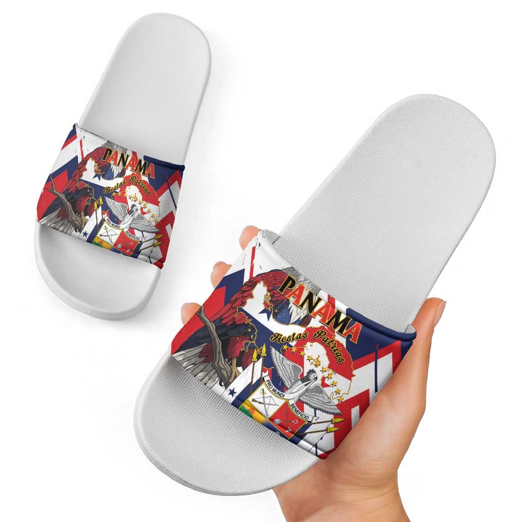 Panama Fiestas Patrias Slide Sandals Pro Mundi Beneficio - Wonder Print Shop
