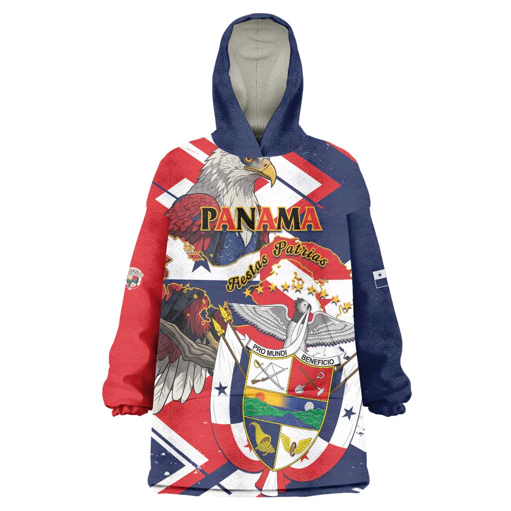 Panama Fiestas Patrias Wearable Blanket Hoodie Pro Mundi Beneficio - Wonder Print Shop