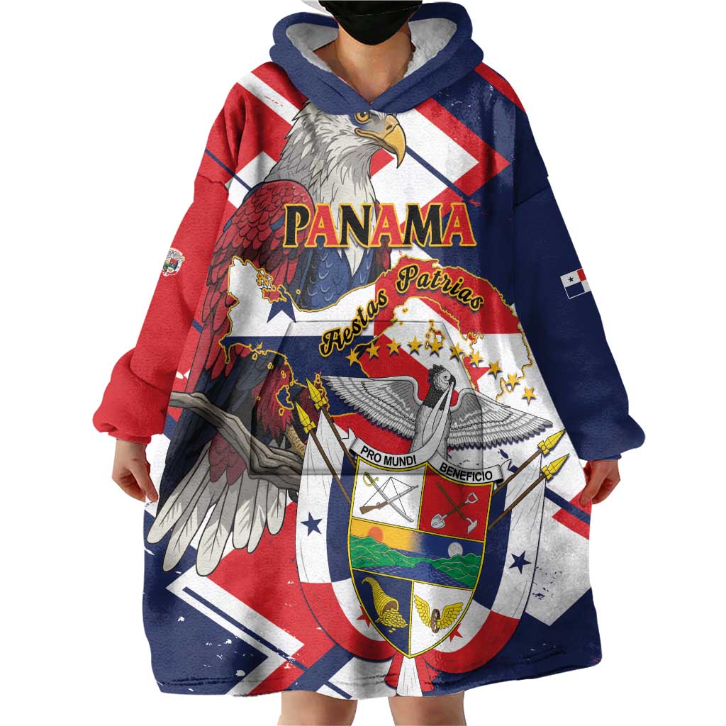 Panama Fiestas Patrias Wearable Blanket Hoodie Pro Mundi Beneficio - Wonder Print Shop