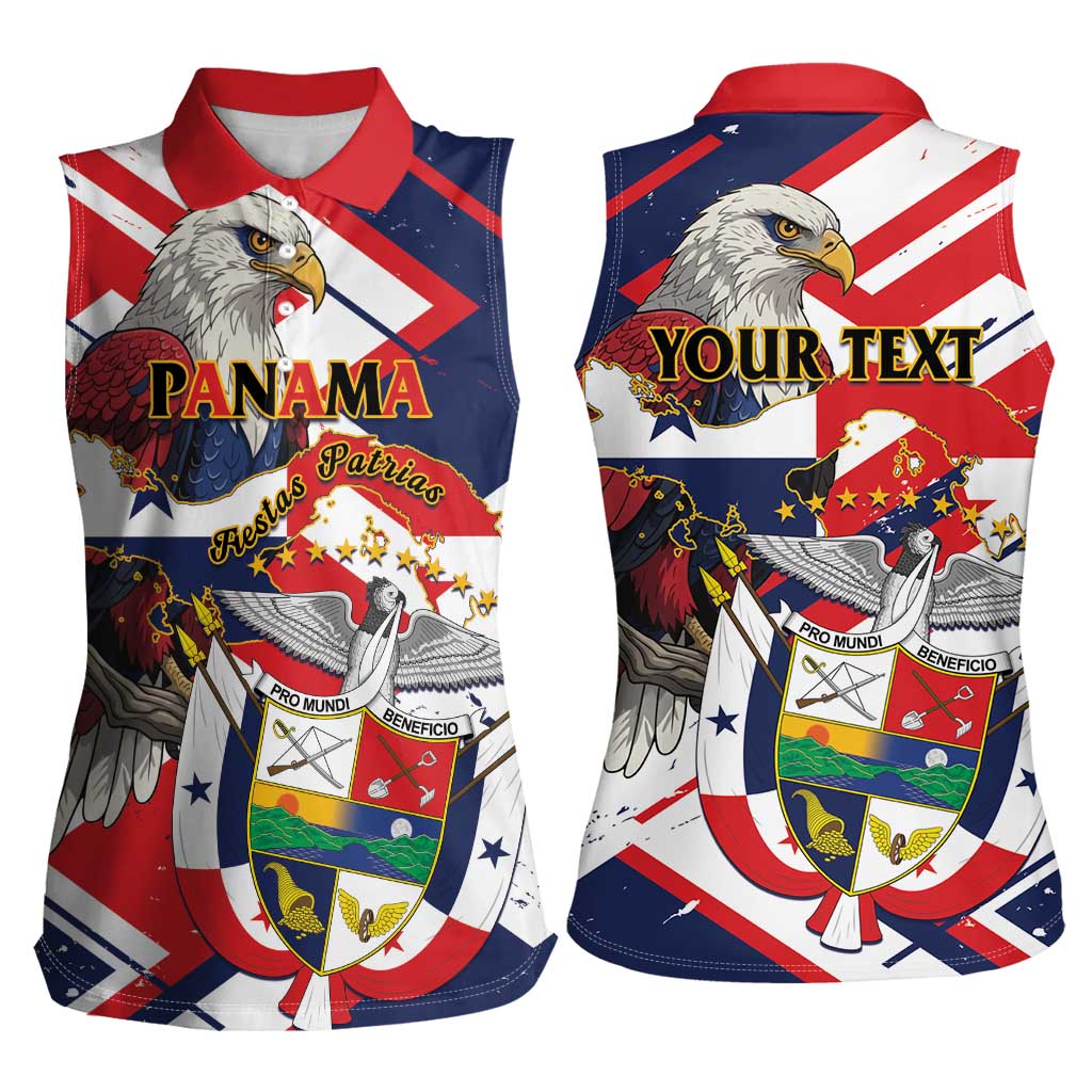 Panama Fiestas Patrias Women Sleeveless Polo Shirt Pro Mundi Beneficio - Wonder Print Shop