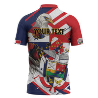 Panama Fiestas Patrias Zipper Polo Shirt Pro Mundi Beneficio - Wonder Print Shop