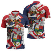 Panama Fiestas Patrias Zipper Polo Shirt Pro Mundi Beneficio - Wonder Print Shop