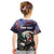Personalized USA Christmas Kid T Shirt Santa Claus With Eagle - Wonder Print Shop