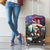 USA Christmas Luggage Cover Santa Claus With Eagle - Wonder Print Shop