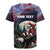 Personalized USA Christmas Rugby Jersey Santa Claus With Eagle - Wonder Print Shop