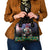 USA Christmas Shoulder Handbag Santa Claus With Eagle