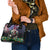 USA Christmas Shoulder Handbag Santa Claus With Eagle