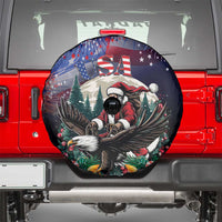 USA Christmas Spare Tire Cover Santa Claus With Eagle - Wonder Print Shop