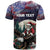 Personalized USA Christmas T Shirt Santa Claus With Eagle - Wonder Print Shop