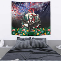 USA Christmas Tapestry Santa Claus With Eagle - Wonder Print Shop