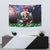 USA Christmas Tapestry Santa Claus With Eagle - Wonder Print Shop