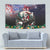 USA Christmas Tapestry Santa Claus With Eagle - Wonder Print Shop