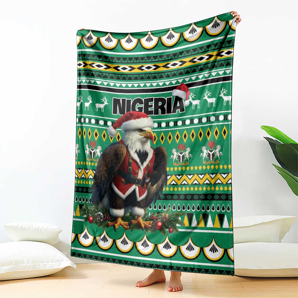 Nigeria Christmas Blanket Eagle Santa African Pattern