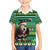Nigeria Christmas Family Matching Off Shoulder Maxi Dress and Hawaiian Shirt Eagle Santa African Pattern - Wonder Print Shop