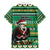 Nigeria Christmas Hawaiian Shirt Eagle Santa African Pattern - Wonder Print Shop