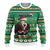 Nigeria Christmas Ugly Christmas Sweater Eagle Santa African Pattern - Wonder Print Shop