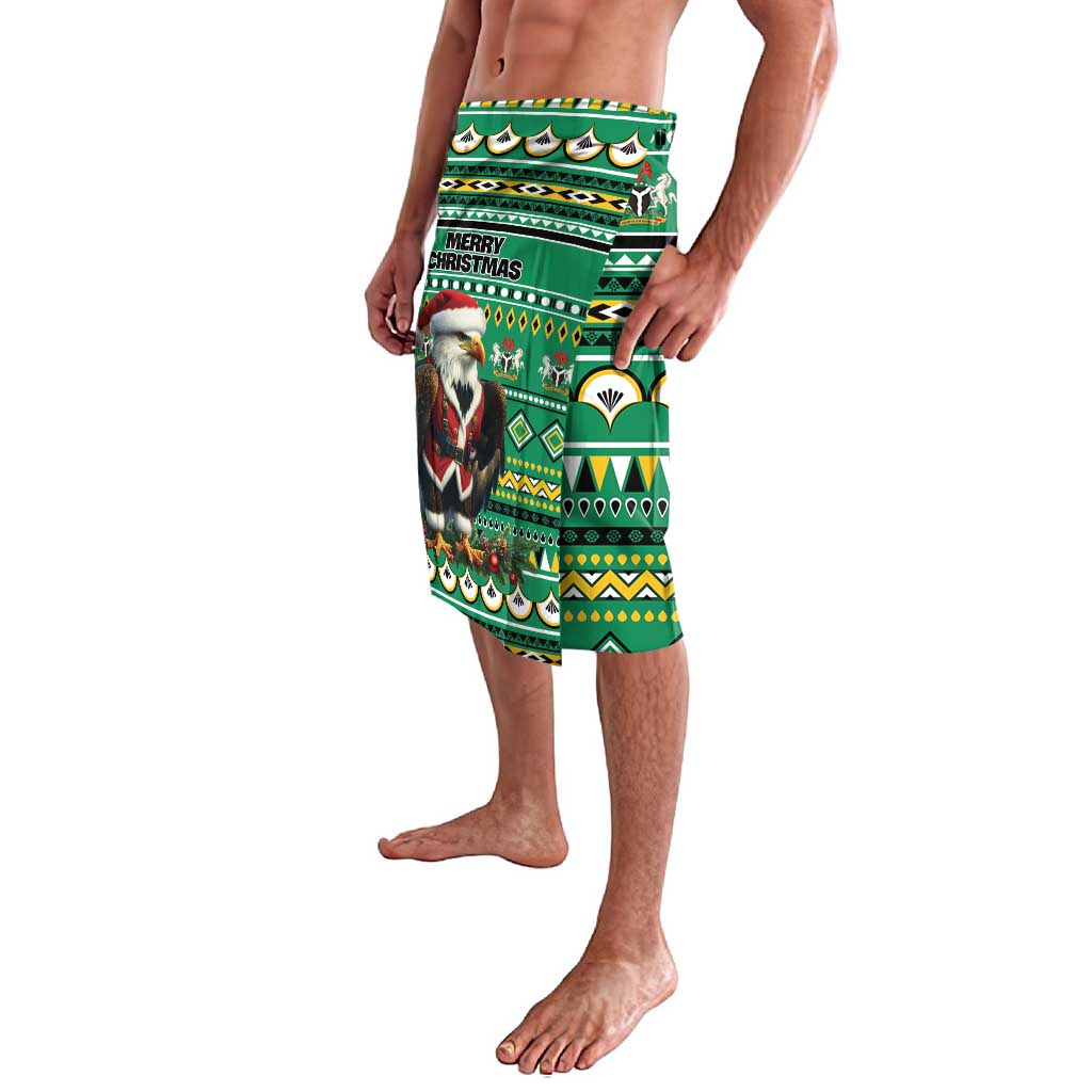 Nigeria Christmas Lavalava Eagle Santa African Pattern - Wonder Print Shop