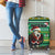 Nigeria Christmas Luggage Cover Eagle Santa African Pattern - Wonder Print Shop