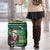 Nigeria Christmas Luggage Cover Eagle Santa African Pattern - Wonder Print Shop
