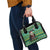 Nigeria Christmas Shoulder Handbag Eagle Santa African Pattern
