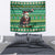 Nigeria Christmas Tapestry Eagle Santa African Pattern - Wonder Print Shop