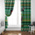 Nigeria Christmas Window Curtain Eagle Santa African Pattern - Wonder Print Shop