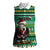 Nigeria Christmas Women Sleeveless Polo Shirt Eagle Santa African Pattern - Wonder Print Shop
