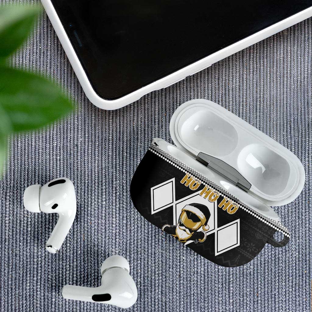 Power Black Ranger Santa Claus AirPods Case Funny Christmas - Wonder Print Shop