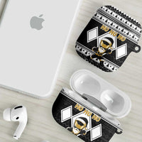 Power Black Ranger Santa Claus AirPods Case Funny Christmas - Wonder Print Shop