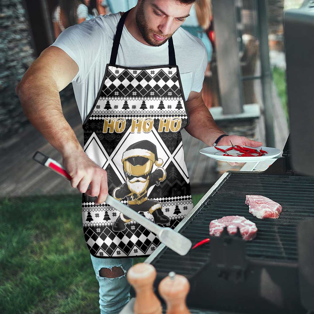 Power Black Ranger Santa Claus Apron Funny Christmas - Wonder Print Shop