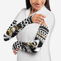 Personalized Power Black Ranger Santa Claus Arm Sleeves Funny Christmas - Wonder Print Shop