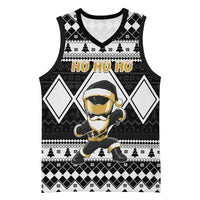 Personalized Power Black Ranger Santa Claus Basketball Jersey Funny Christmas - Wonder Print Shop