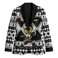 Personalized Power Black Ranger Santa Claus Blazer Funny Christmas - Wonder Print Shop