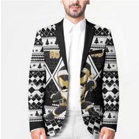 Personalized Power Black Ranger Santa Claus Blazer Funny Christmas - Wonder Print Shop